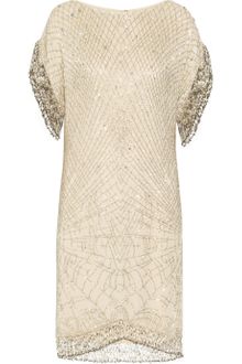 Matthew Williamson Swarovski Crystal Embellished Silk Chiffon Dress - Lyst