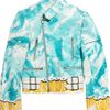 Meadham Kirchhoff The Witch Handpainted Shrunken Leather Biker Jacket in Multicolor (multicolored) - Lyst