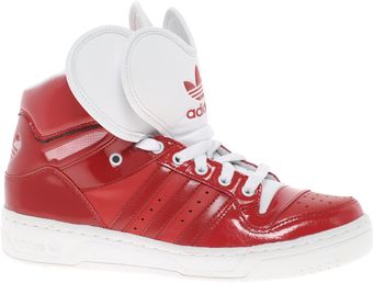 Adidas Attitude Logo Heart Red Trainers - Lyst