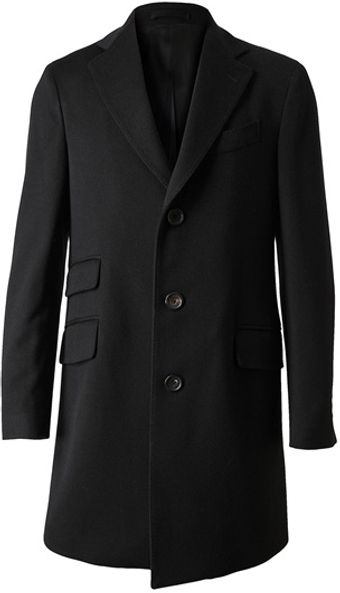Browns Tailored Wool Coat - Lyst