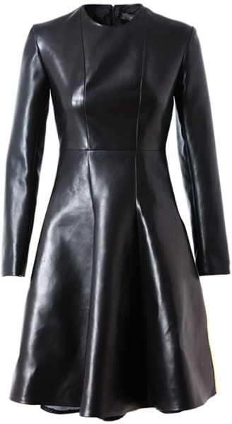 calvin klein pleather dress