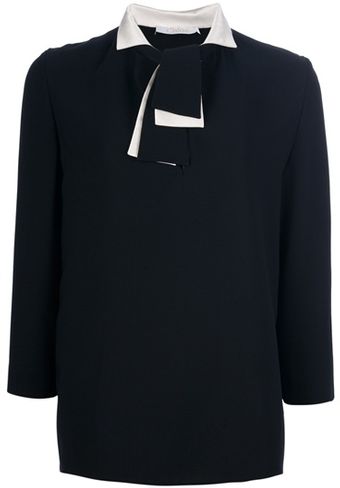 Chloé Tie Neck Blouse - Lyst