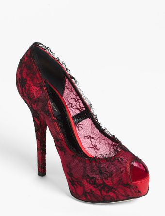 Dolce & Gabbana Lace Pump - Lyst