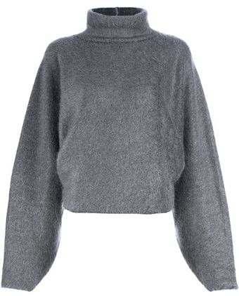 Haider Ackermann Draped Turtle Neck Sweater - Lyst