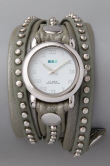 La Mer Collections Bali Stud Wrap Watch - Lyst