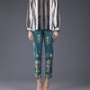 Oscar De La Renta Skinny Trouser in Blue (teal) - Lyst
