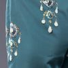 Oscar De La Renta Skinny Trouser in Blue (teal) - Lyst