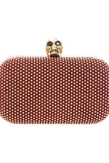 Alexander McQueen Studded Skull Box Clutch - Lyst