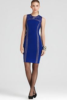 Cynthia Steffe Studded Ponte Aundrea Dress - Lyst