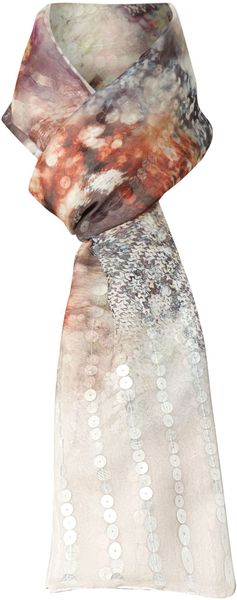 Ted Baker Sequin Printed Long Evening Wrap - Lyst