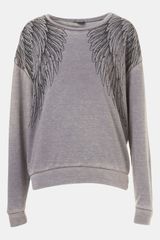 Topshop Wing Sweatshirt
