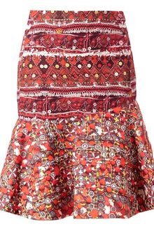 Altuzarra Devi Banjara Printed Cotton Skirt - Lyst