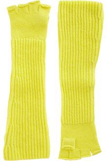 Barneys New York Long Fingerless Gloves - Lyst