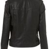 Topshop Oversized Belted Biker Jacket in Black - Lyst