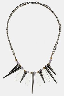 Topshop Spike Necklace - Lyst