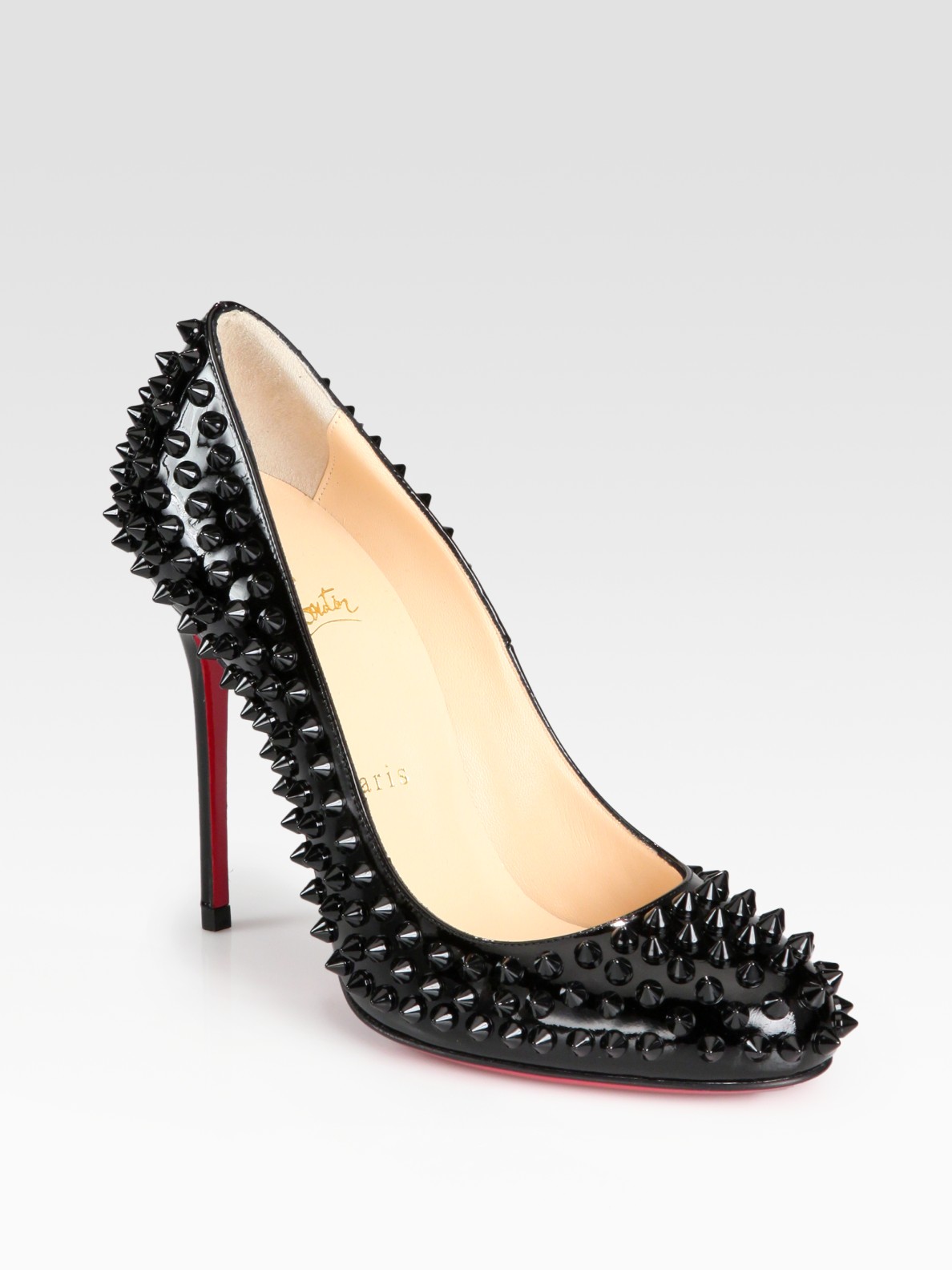 spiked christian louboutin pumps