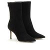 Jimmy Choo Lawson Sue Nubuck Ankle Boots in Black - Lyst