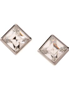 Karen Millen Karen Millen Square Stud Earrings - Lyst