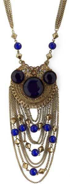 ModCloth Avantgarde Duty Necklace - Lyst