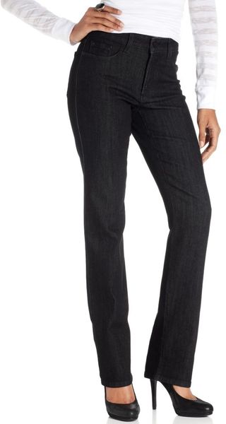 Not Your Daughter's Jeans Marilyn Studded Straightleg Jeans Black Enzyme Wash - Lyst