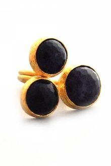Toosis 3 Stones Amethyst Ring - Lyst