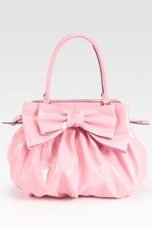 Valentino Lacca Patent Leather Top Handle Bag - Lyst