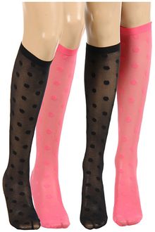 Kate Spade Spotted Sheer Knee High 2 Pack - Lyst