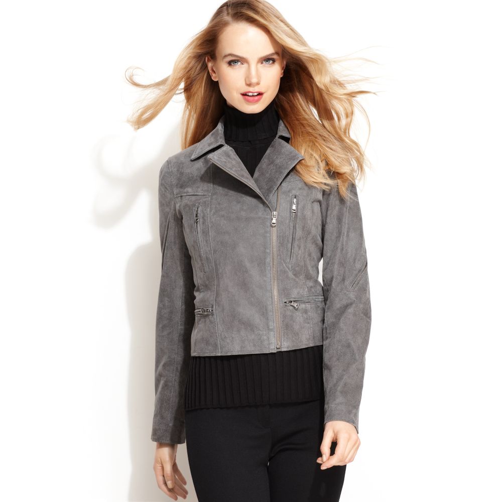 Levi's Antiqued Leather Motorcycle Jacket in Gray (grey) Lyst