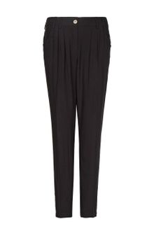 Mango Pleated Tapered Trousers - Lyst