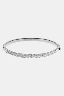 Michael by Michael Kors Michael Kors Camille Pavé Hinge Bangle - Lyst