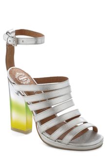 ModCloth Rainbow Where You Please Heel in Silver - Lyst