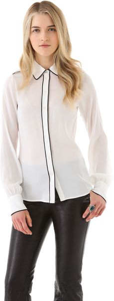 Rachel Zoe Lara Basic Shirt - Lyst