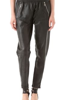 Shakuhachi Luxe Leather Track Pants - Lyst