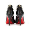 Christian Louboutin Colizip 85 Leather Ankle Boots in Black (gold) - Lyst