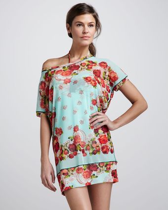 Jean Paul Gaultier Floralprint Coverup Tunic - Lyst