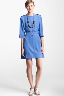 Marni Edition Belted Crepe Dress - Lyst