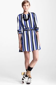 Marni Edition Belted Stripe Dress - Lyst