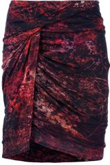 Helmut Lang Floral Wrap Skirt