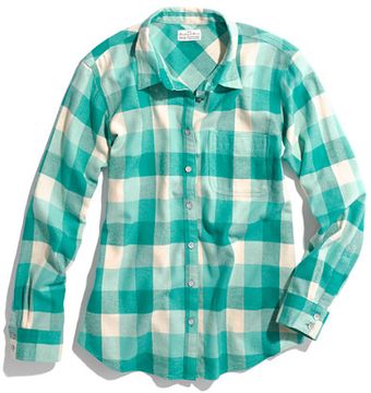 Madewell Checked Flannel Boyshirt - Lyst