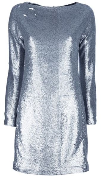 MSGM Sequinned Dress - Lyst