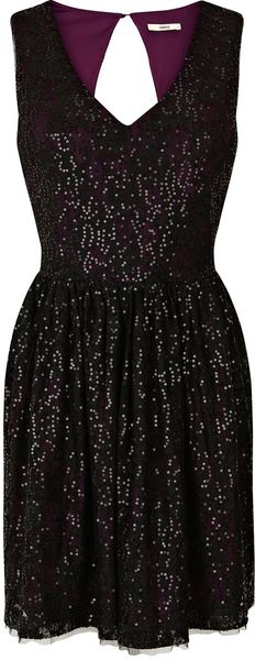 Oasis Lace Sequin Dress - Lyst