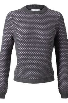 Opening Ceremony Waffle Knitted Mercerized Wool Sweater - Lyst