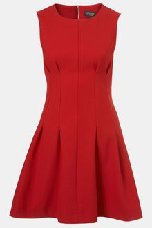 Topshop Seamed Waist Party Dress - Lyst