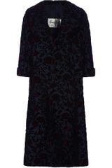 Vintage S Silk Velvet Evening Coat