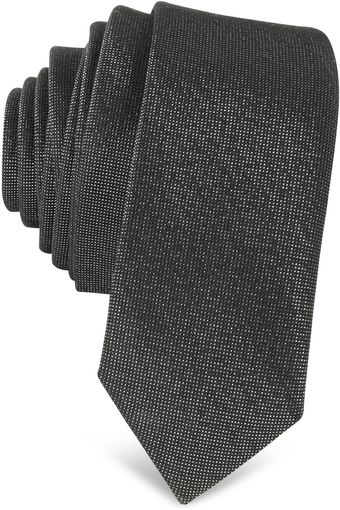 Dior Solid Textured Silk Blend Tie - Lyst