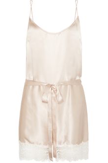Mimi Holliday By Damaris Bisou Bisou Frost Stretch silk Satin Play suit - Lyst