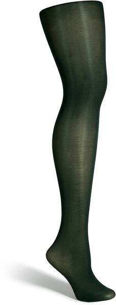 Fogal Cypres Green Opaque Tights - Lyst