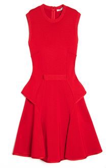 Givenchy Sleeveless Peplum Flare Dress - Lyst