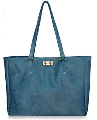 Julie K Handbags Jacqui in Matte Teal Boa - Lyst