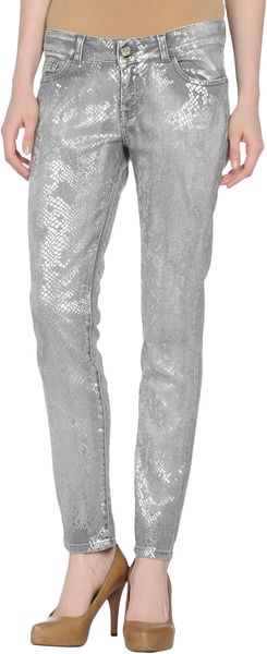 Guess Denim Trousers - Lyst